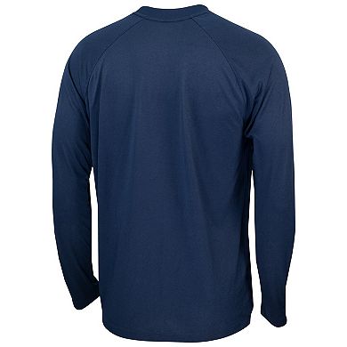 Men's Nike  Navy Butler Bulldogs Basketball Spotlight Raglan Performance Long Sleeve T-Shirt