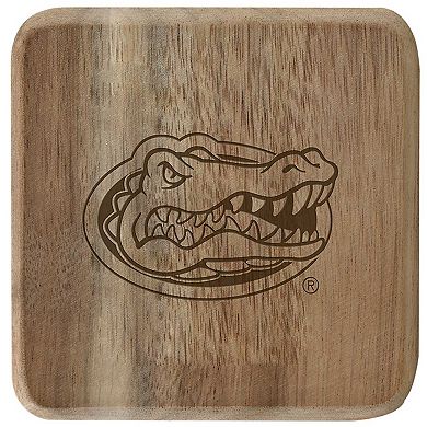 The Memory Company Florida Gators 6-Pack Acacia Wood Coaster Set
