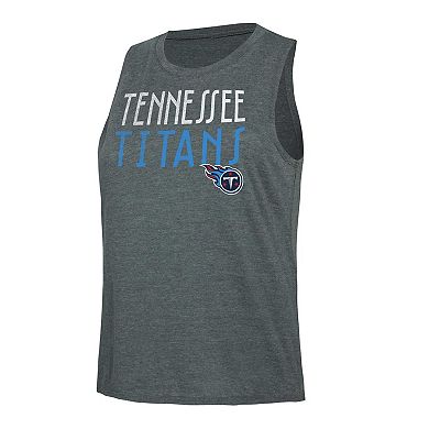 Women's Concepts Sport Navy/Charcoal Tennessee Titans Muscle Tank Top & Pants Lounge Set