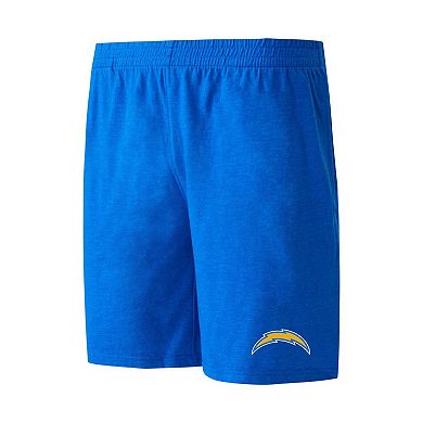 Men's Concepts Sport Powder Blue/Gold Los Angeles Chargers Meter T-Shirt & Shorts Sleep Set