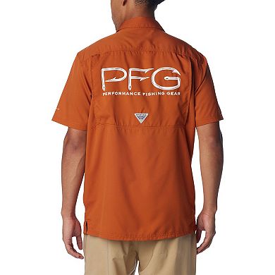 Men's Columbia Texas Orange Texas Longhorns Slack Tide™ Omni-Shade Button-Up Camp Shirt