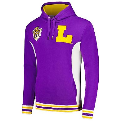 Men's Mitchell & Ness Purple LSU Tigers Team Legacy French Terry Pullover Hoodie