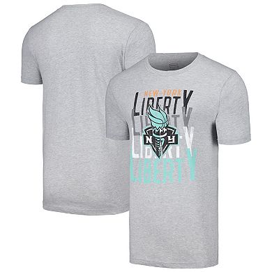Unisex Stadium Essentials Heather Gray New York Liberty Dedication T-Shirt