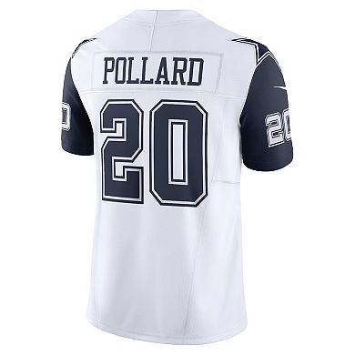 Men's Nike Tony Pollard White Dallas Cowboys Vapor F.U.S.E. Limited Jersey