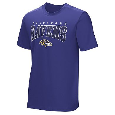 Men's  Purple Baltimore Ravens Home Team Adaptive T-Shirt