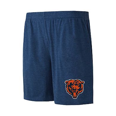 Men's Concepts Sport Navy/Orange Chicago Bears Meter T-Shirt & Shorts Sleep Set