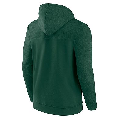 Men's Fanatics Branded  Green Green Bay Packers Offensive Lineup Hoodie Full-Zip Hoodie