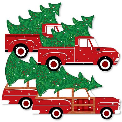 Big Dot Of Happiness Merry Little Christmas Tree - Decor Diy Red Truck Party Essentials 20 Ct