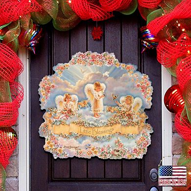 Little Blessings Nativity Door Decor by D. Gelsinger - Nativity Holiday Decor