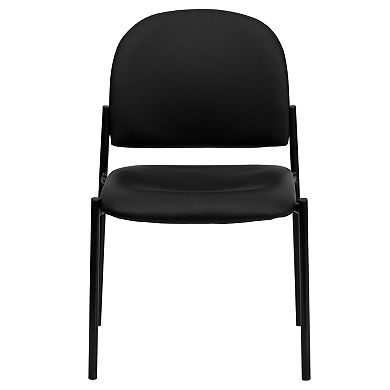 Emma and Oliver Comfort Stackable Steel Side Reception Chair