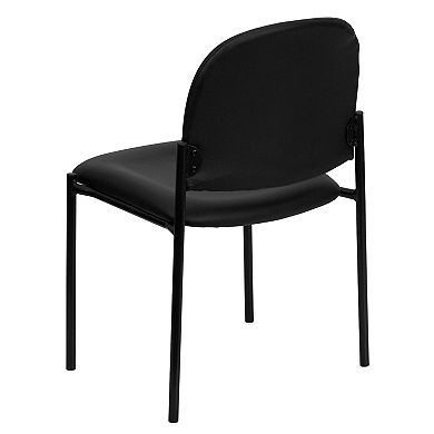 Emma and Oliver Comfort Stackable Steel Side Reception Chair