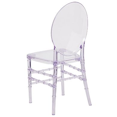 Emma and Oliver Stacking Chair with Elongated Oval Back
