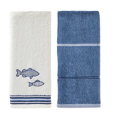 The Big One Lake Life 2-Piece Hand Towel Set