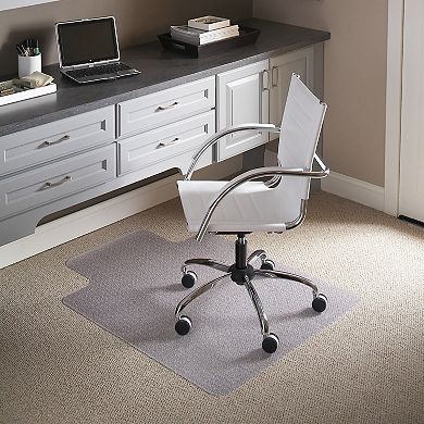 Emma and Oliver 36'' x 48'' Carpet Chair Mat with Lip