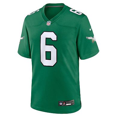 Youth Nike DeVonta Smith Kelly Green Philadelphia Eagles Game Jersey