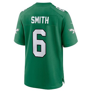 Youth Nike DeVonta Smith Kelly Green Philadelphia Eagles Game Jersey