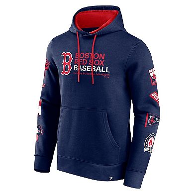 Men's Fanatics Branded Navy Boston Red Sox Extra Innings Pullover Hoodie
