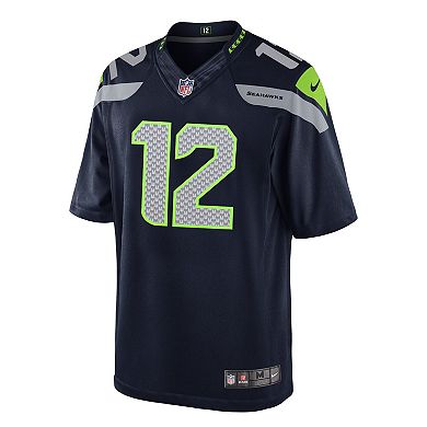 Youth Nike 12th Fan Navy Seattle Seahawks Game Jersey