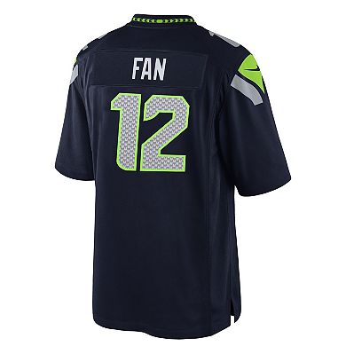 Youth Nike 12th Fan Navy Seattle Seahawks Game Jersey