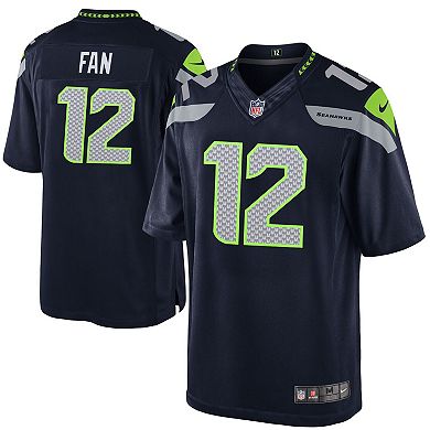 Youth Nike 12th Fan Navy Seattle Seahawks Game Jersey