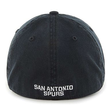 Men's '47 Black San Antonio Spurs  Classic Franchise Fitted Hat