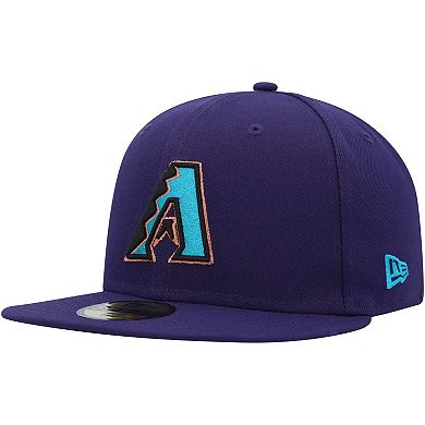 Men's New Era Purple Arizona Diamondbacks Turn Back The Clock 59FIFTY Fitted Hat