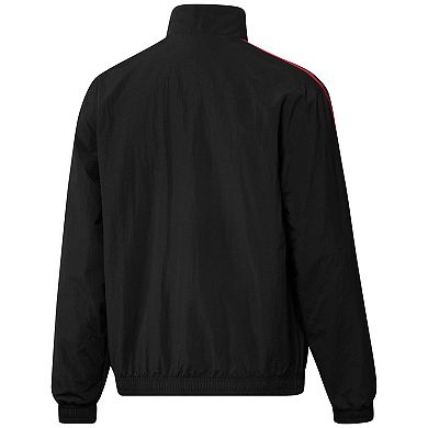 Men's adidas Black/Red Atlanta United FC 2023 On-Field Anthem Full-Zip Reversible Team Jacket