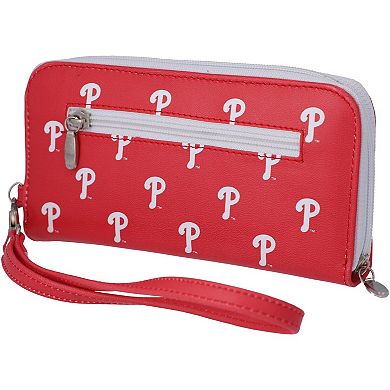 Women's Philadelphia Phillies Zip-Around Wristlet Wallet