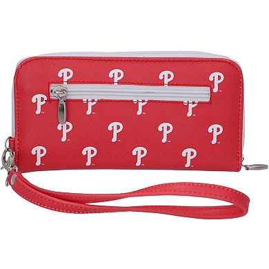 Women's Philadelphia Phillies Zip-Around Wristlet Wallet