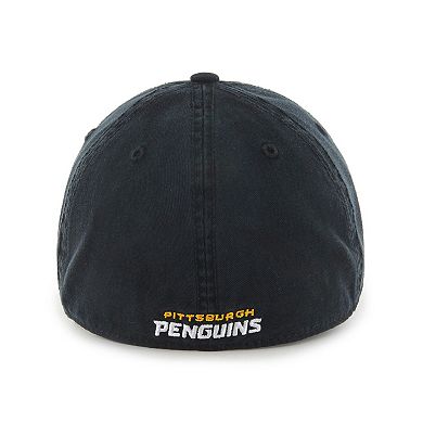 Men's '47 Black Pittsburgh Penguins Classic Franchise Fitted Hat