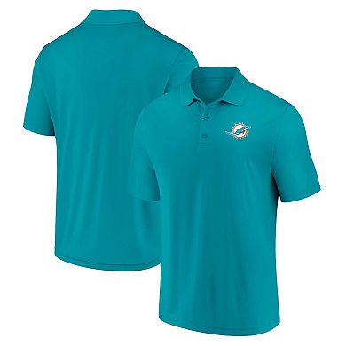 Men's Fanatics Branded Aqua Miami Dolphins Component Polo