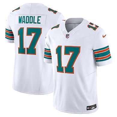 Men's Nike Jaylen Waddle White Miami Dolphins Vapor F.U.S.E. Limited Jersey