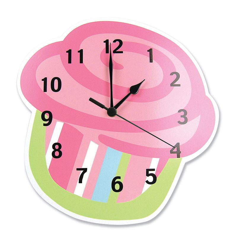 Trend Lab Cupcake Wall Clock, Multicolor