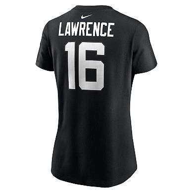 Women's Nike Trevor Lawrence Black Jacksonville Jaguars Player Name & Number T-Shirt