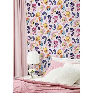 RoomMates My Little Pony Toss Pink Peel & Stick Wallpaper