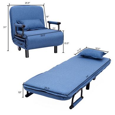 Convertible Folding Leisure Recliner Sofa Bed