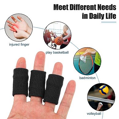 40pcs Breathable Finger Sleeves Thumb Braces Support Elastic Compression