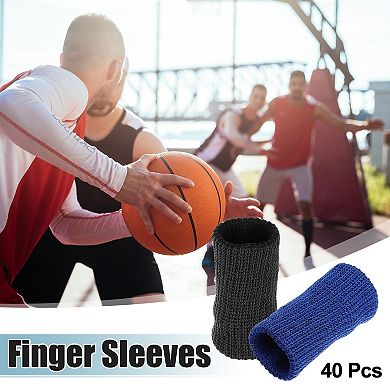 40pcs Breathable Finger Sleeves Thumb Braces Support Compression