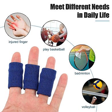 40pcs Breathable Finger Sleeves Thumb Braces Support Compression