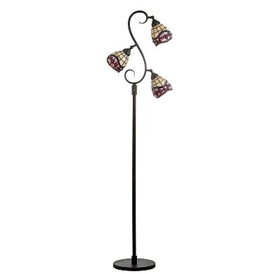 Walker Tiffany Style Multi Light Led Floor Lamp