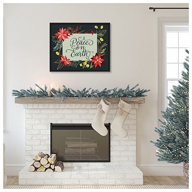 Bright Christmas Night II by Grace Popp Framed Canvas Wall Art Print