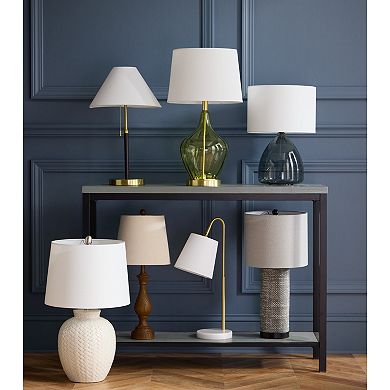 Liam Embossed Ceramic Table Lamp