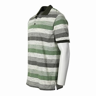 Gioberti Mens Club Stripe Regular Fit Polo Shirt