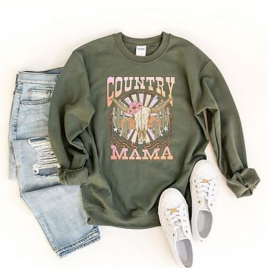 Country Mama Grunge Sweatshirt