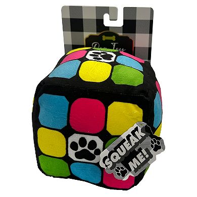 Woof Retro Puzzle Cube Dog Toy
