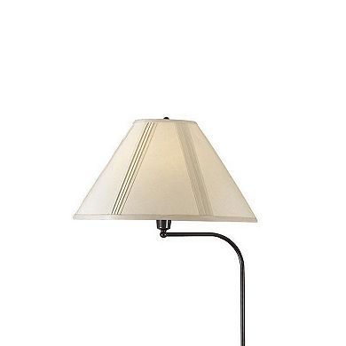 3 Way Metal Floor Lamp with and Adjustable Height Mechanism, Bronze