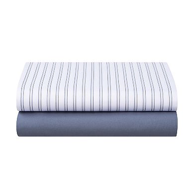 The Big One® Henry Striped Reversible Comforter Set with Sheets, Throw & Decorative Pillows