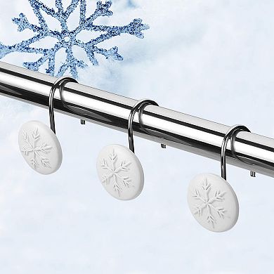 12PCS Snow Curtain Hooks