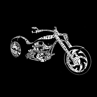 Motorcycle - Boy's Word Art Crewneck Sweatshirt