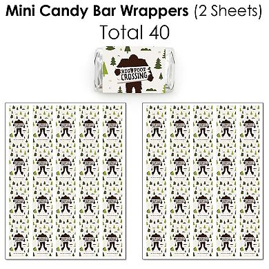Big Dot Of Happiness Sasquatch Crossing Bigfoot Birthday Party Candy Favor Sticker Kit 304 Pc